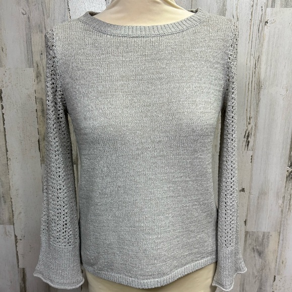 LOFT Sweaters - LOFT Crochet‎ Sleeve Sweater